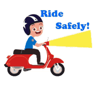 ride safely ride safe nc rw gif vespa