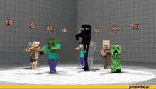 Minecraft Dance Mobs GIF
