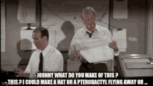 Airplane Paper Hat GIF - Airplane Paper Hat Johnny GIFs