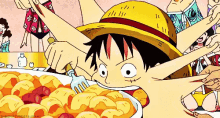 Luffy Eating GIF - Luffy Eating Hungry GIFs