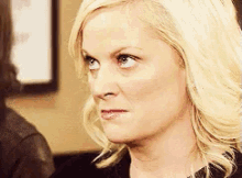 parks and rec no amy poehler angry pout
