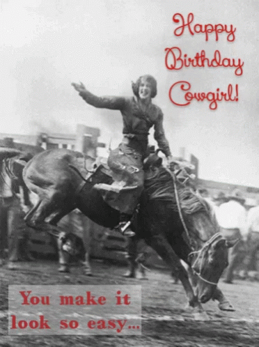 happy birthday cowgirl funny