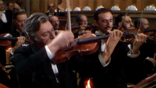 Violins Erique Claudin GIF - Violins Erique Claudin Phantom Of The Opera GIFs
