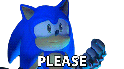 Please Sonic The Hedgehog Sticker - Please Sonic The Hedgehog Sonic Prime Stickers