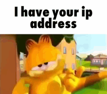I Have Your Ip Address Garfield GIF - I Have Your Ip Address Garfield The Garfield Show GIFs