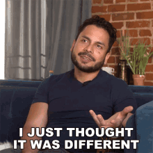 I Just Thought It Was Different Hugs86 GIF - I Just Thought It Was Different Hugs86 Hugo Gonzalez GIFs