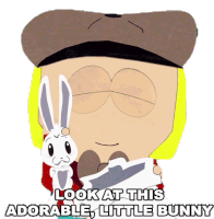 Look At This Adorable Little Bunny Pip Sticker - Look At This Adorable Little Bunny Pip South Park Stickers