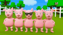 Dancing Pigs Choreographed GIF - Dancing Pigs Choreographed Farm Animals GIFs
