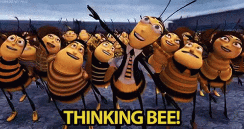 Bee Movie Thinking Bee GIF   Bee Movie Thinking Bee Thinking