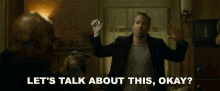 Lets Talk About This Okay Ryan Reynolds GIF - Lets Talk About This Okay Ryan Reynolds Michael Bryce GIFs