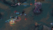 a screenshot of a video game shows a blue turret destroyed