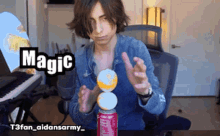 T3fan Aidansarmy Aidan Gallagher Magic Aidan GIF