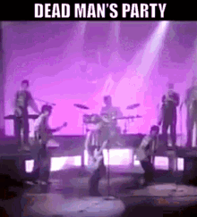 Oingo Boingo Dead Mans Party GIF - Oingo Boingo Dead Mans Party Danny Elfman GIFs