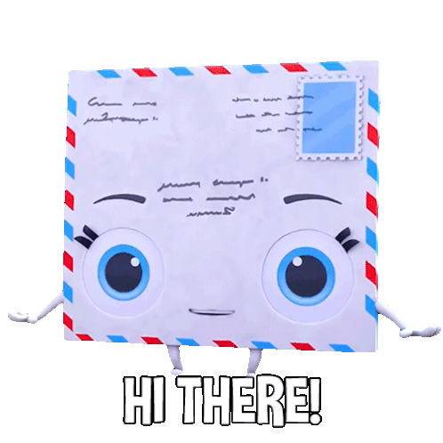Hi There Lana The Letter Sticker - Hi There Lana The Letter Blippi Wonders - Educational Cartoons For Kids Stickers