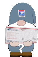 Gnome Mail Carrier Sticker