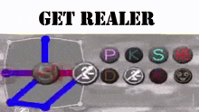 a screenshot of a video game with the words get realer on the bottom
