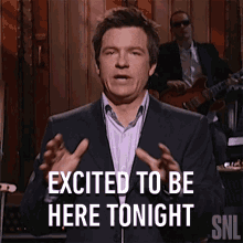 Excited To Be Here Tonight Jason Bateman GIF