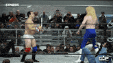 two men in a wrestling ring with a caption that says #capmxhouse