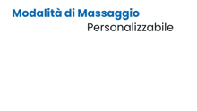 a pair of ski goggles with the words modalità di massaggio personalizzabile written on the bottom