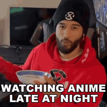 Watching Anime Late At Night With My Girlfriend Proofy GIF - Watching Anime Late At Night With My Girlfriend Proofy Anime Night GIFs