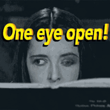 One Eye Open Creepy GIF - One Eye Open Creepy Watching Out GIFs