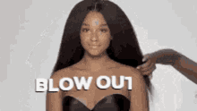 Blow Out Hair Bounce Blow Out GIF - Blow Out Hair Bounce Blow Out Indique Hair GIFs