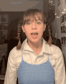 dorothy wizard of oz dorothy pigtails bangs braided hair