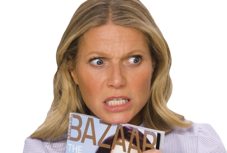 Perplexed Gwyneth Paltrow Sticker - Perplexed Gwyneth Paltrow Oh God Stickers