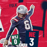 New England Patriots (3) Vs. New York Jets (0) Second Quarter GIF - Nfl National Football League Football League GIFs
