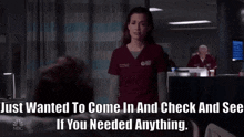 Chicago Med Natalie Manning GIF - Chicago Med Natalie Manning Just Wanted To Come In GIFs