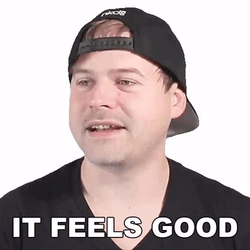 It Feels Good Jared Dines Sticker - It feels good Jared Dines It feels great - GIF 탐색 및 공유