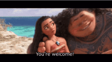 Youre Welcome Moana GIF - Youre Welcome Moana Maui GIFs