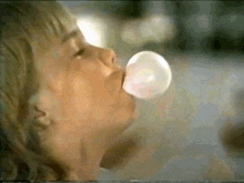 Big Boy Bubble Gum Little Girl GIF - Big Boy Bubble Gum Little Girl Bubble GIFs