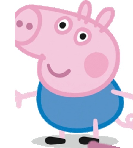 George Pig Peppa Pig Sticker - George Pig Peppa Pig Stickers