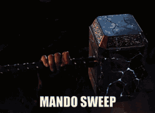 Mando Sweep Mando GIF - Mando Sweep Mando Mando Sweep Mss GIFs