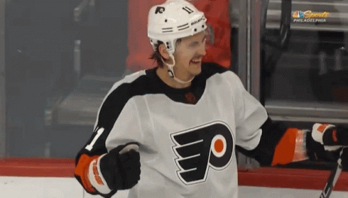 Philadelphia Flyers Travis Konecny GIF - Philadelphia Flyers Travis Konecny  Flyers - Discover & Share GIFs