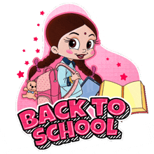 Back To School Chutki GIF - Back To School Chutki Chhota Bheem GIFs