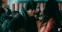 Shah Rukh Khan Katrina Kaif GIF - Shah Rukh Khan Katrina Kaif Lets Party GIFs