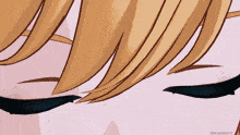 a close up of a cartoon character 's face with a watermark that says ' idk ' on it