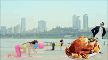 Get In Mah Belly GIF - Gangnam Style Thanksgiving Turkey GIFs