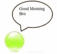Good Morning Bro Ball GIF