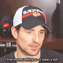 Patrick Sharp Ill Be Honest With You GIF - Patrick Sharp Ill Be Honest With You It Takes A Toll GIFs