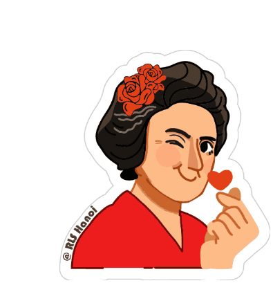 Rosaluxemburgstiftung Rosa Luxemburg Sticker - Rosaluxemburgstiftung Rosa Luxemburg Love Stickers