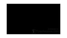 a black screen with the words `` powered by tubearsenal.com '' on it .