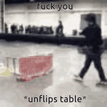 Unflip Table GIF - Unflip Table Jon Tron GIFs