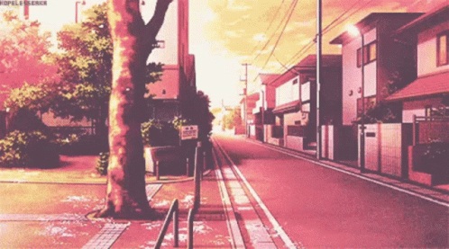 Scenery Anime GIF - Scenery Anime Aesthetic - Discover & Share GIFs