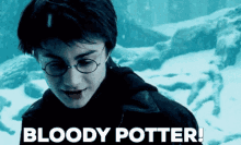 Harry Potter Potter GIF - Harry Potter Potter Bloody Potter GIFs