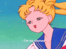 High Af Stoned GIF - High Af Stoned Sailor Moon GIFs