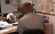 Wig Dwight Shrute GIF - Wig Dwight Shrute The Office GIFs