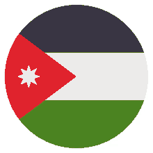 jordan flags joypixels flag of jordan jordanian flag